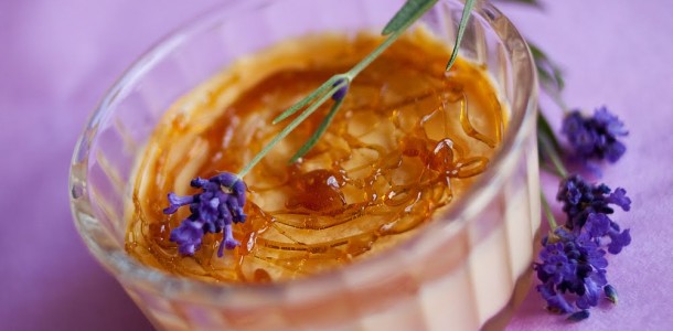 Lavender and Wildflower Honey Creme Brulee